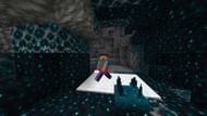Players sprinting and jumping on carpets won't activate sculk sensors (Image via Mojang)